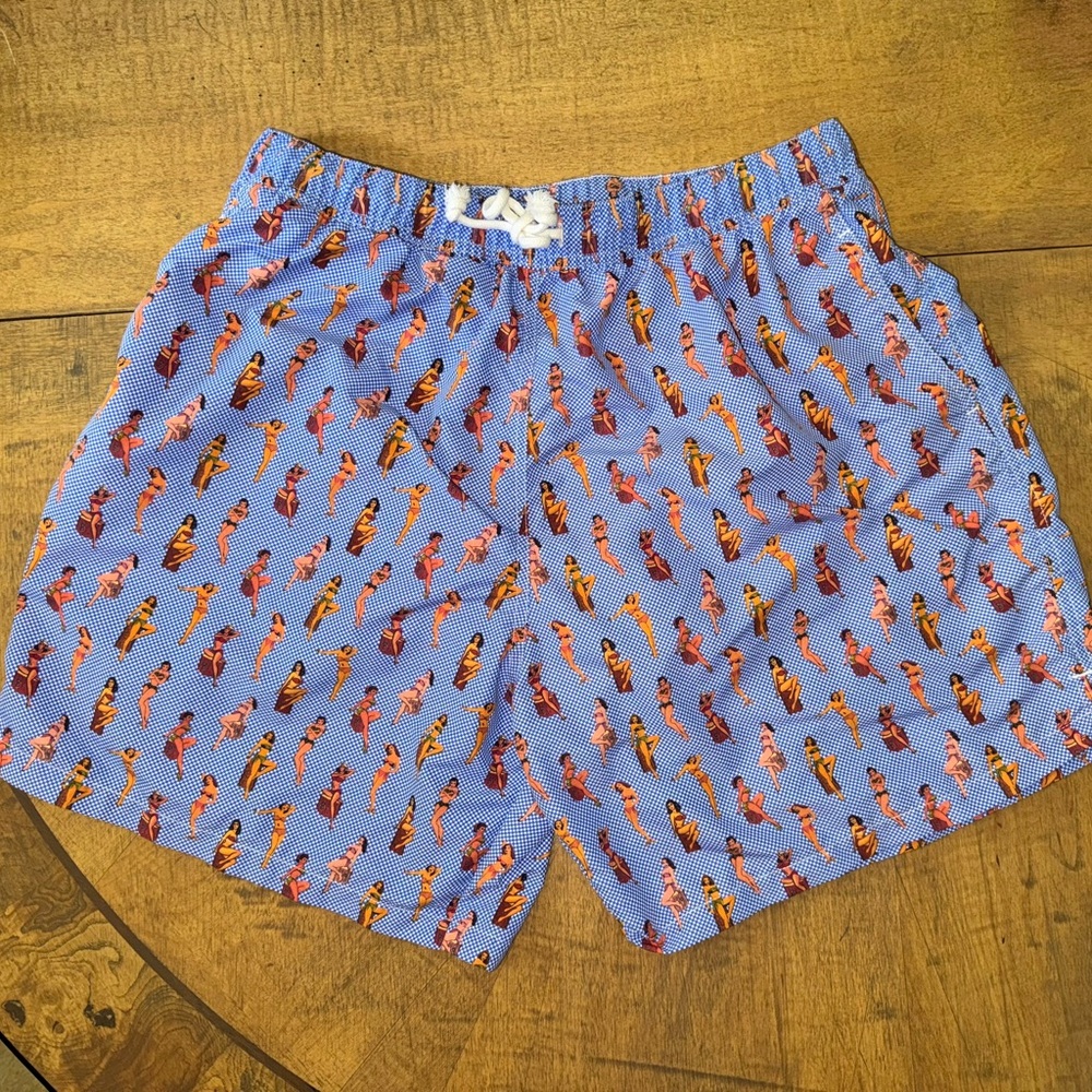 Peter Millar Swim Trunks Retro Bikini Ladies size Medium.